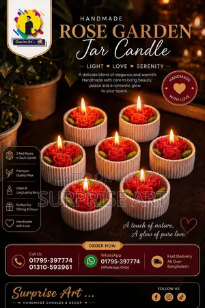 Rose Garden Jar Candle