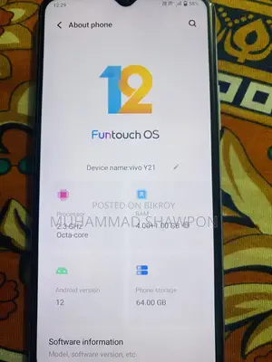 Vivo Y21 64 GB White