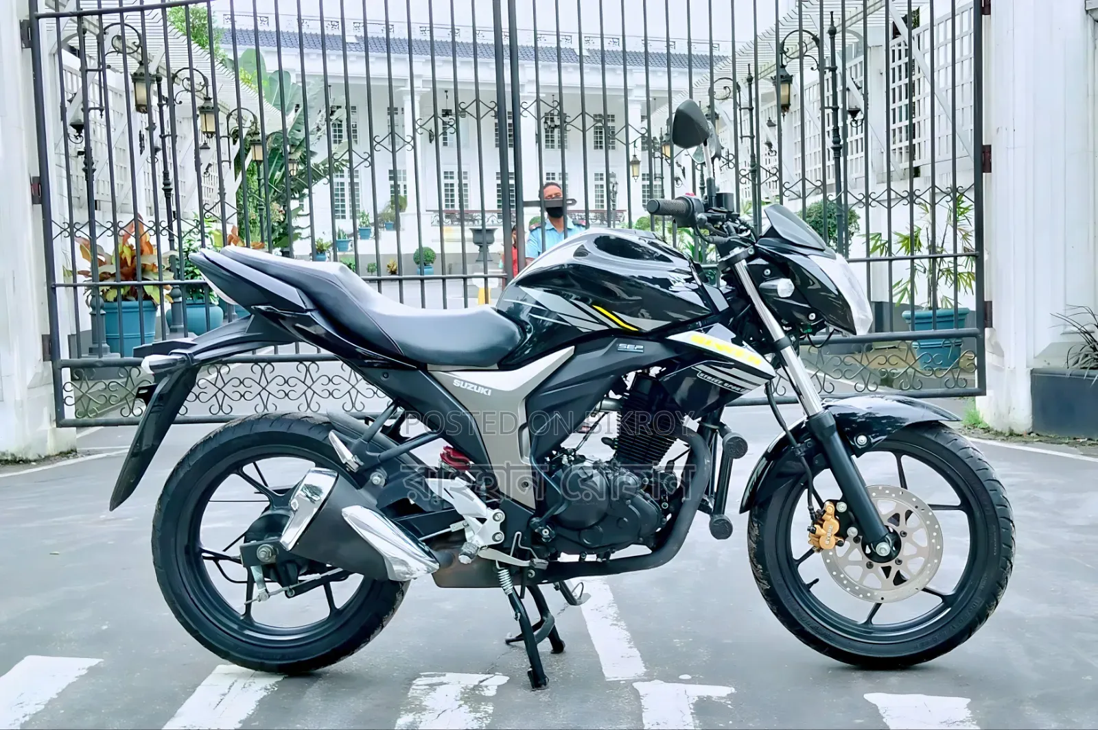 New Suzuki Gixxer Monotone 2025 Black