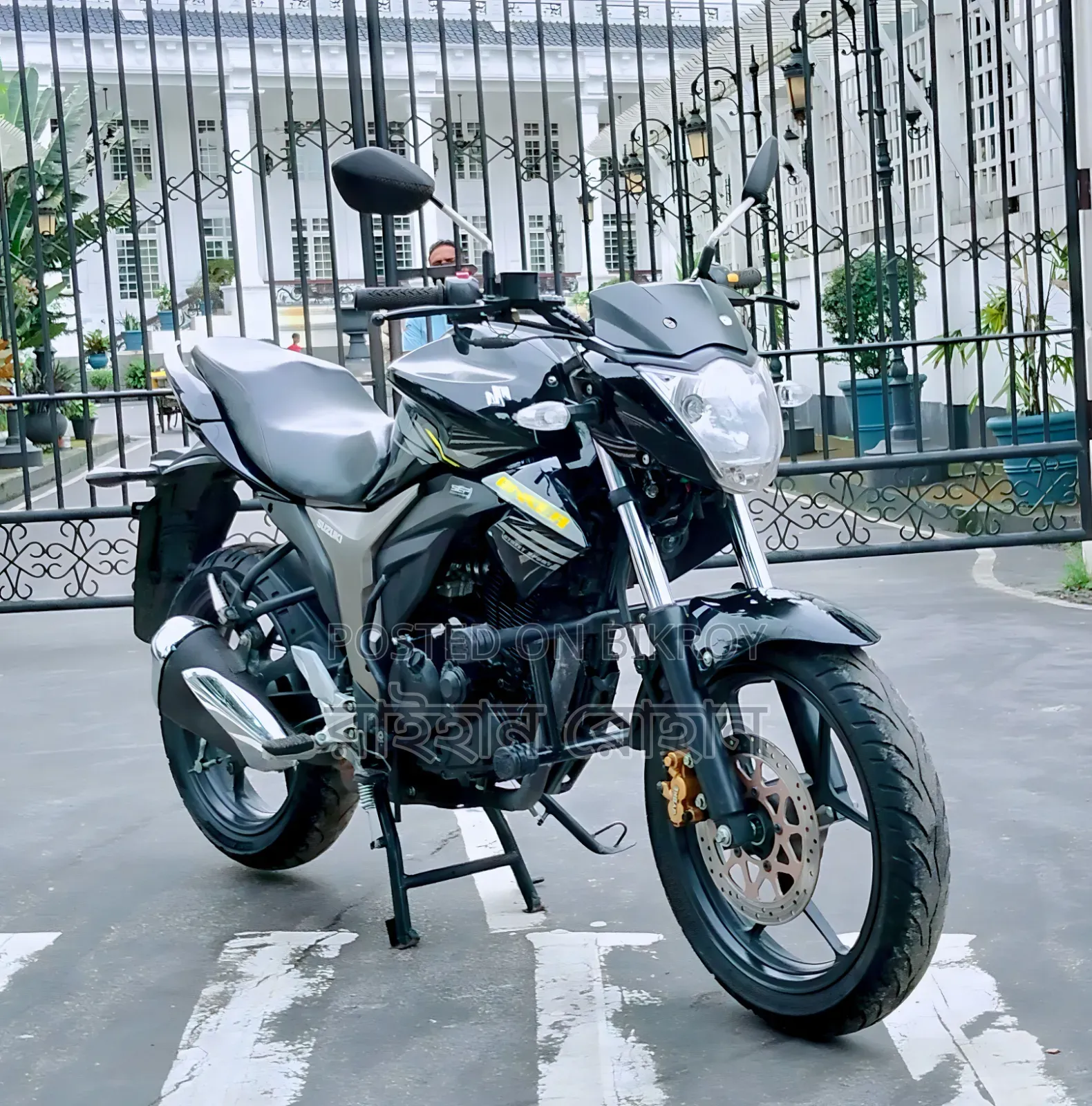 New Suzuki Gixxer Monotone 2025 Black