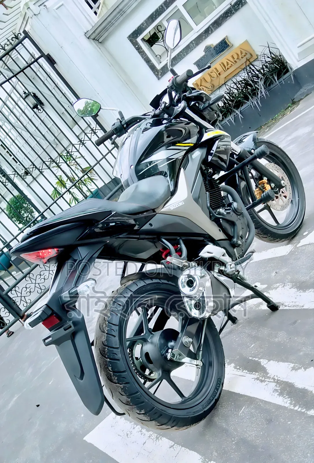 New Suzuki Gixxer Monotone 2025 Black