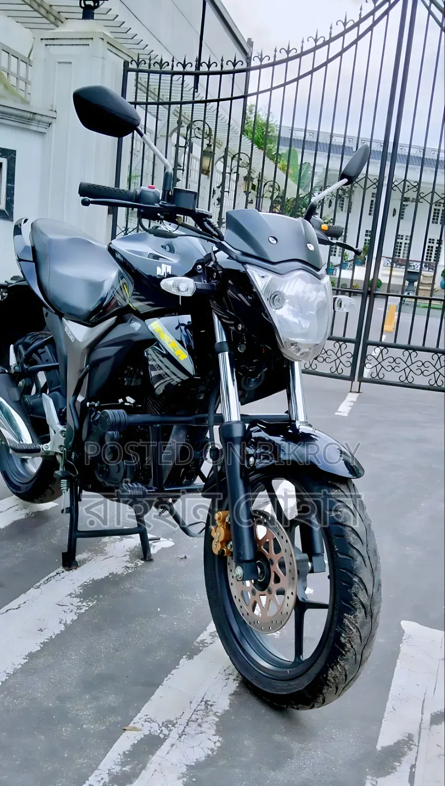 New Suzuki Gixxer Monotone 2025 Black
