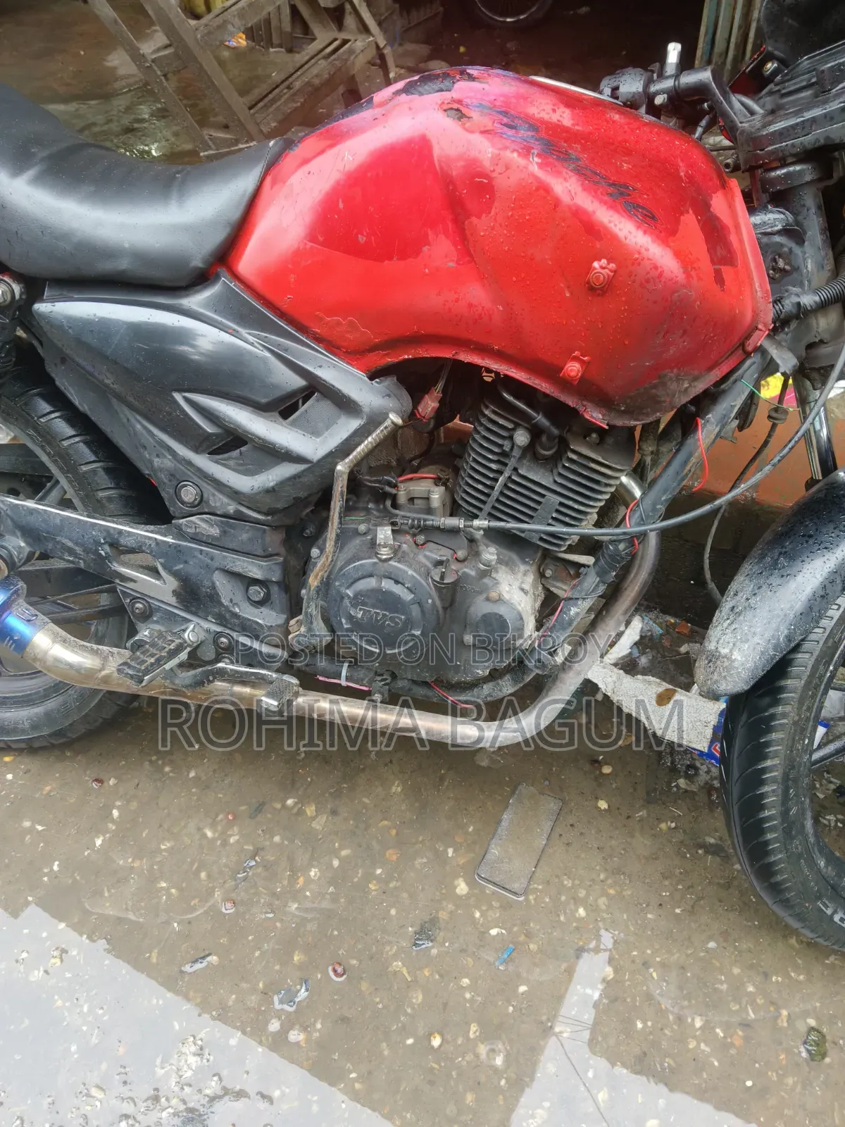 TVS Apache RTR 160 2V 2012 Red