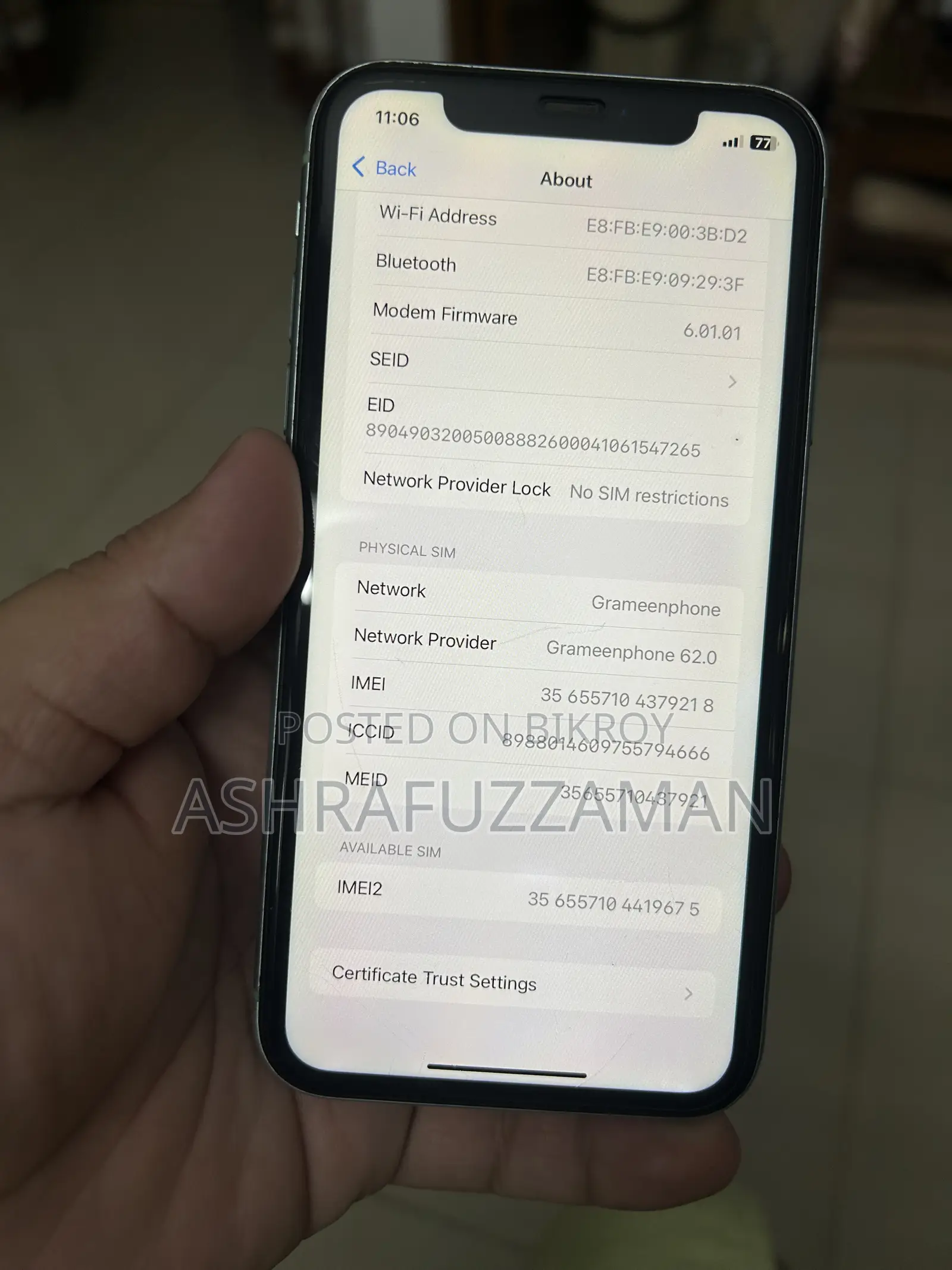 Apple iPhone 11 64 GB Purple