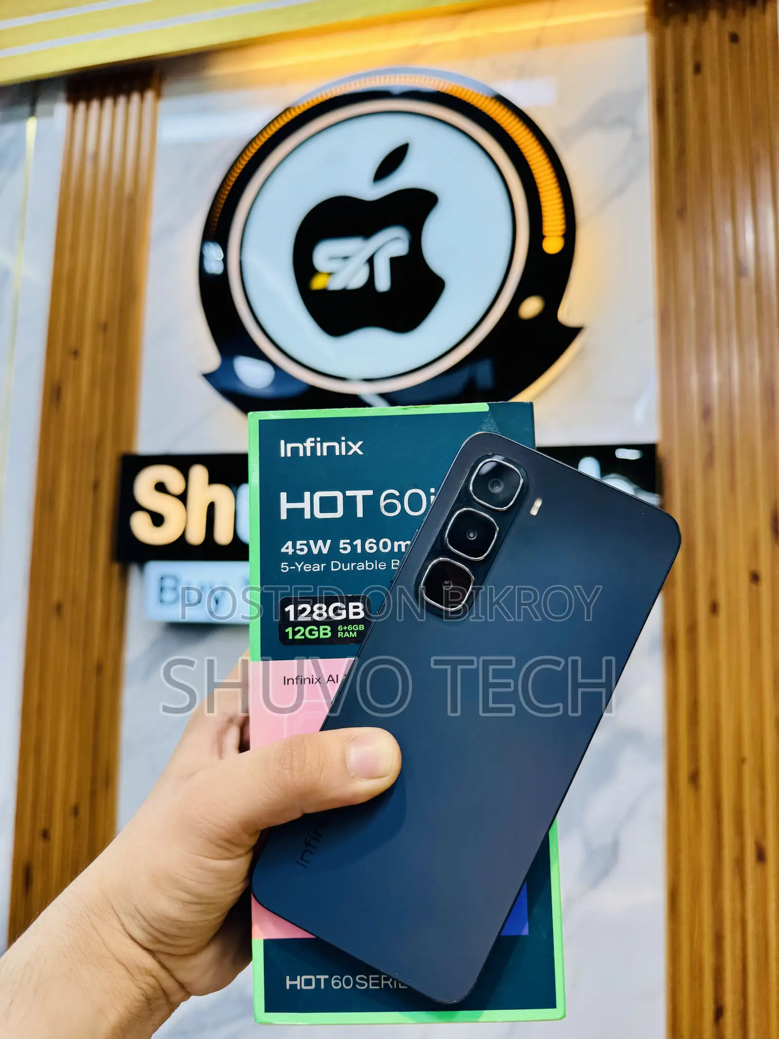 Infinix Hot 60i 128 GB Black