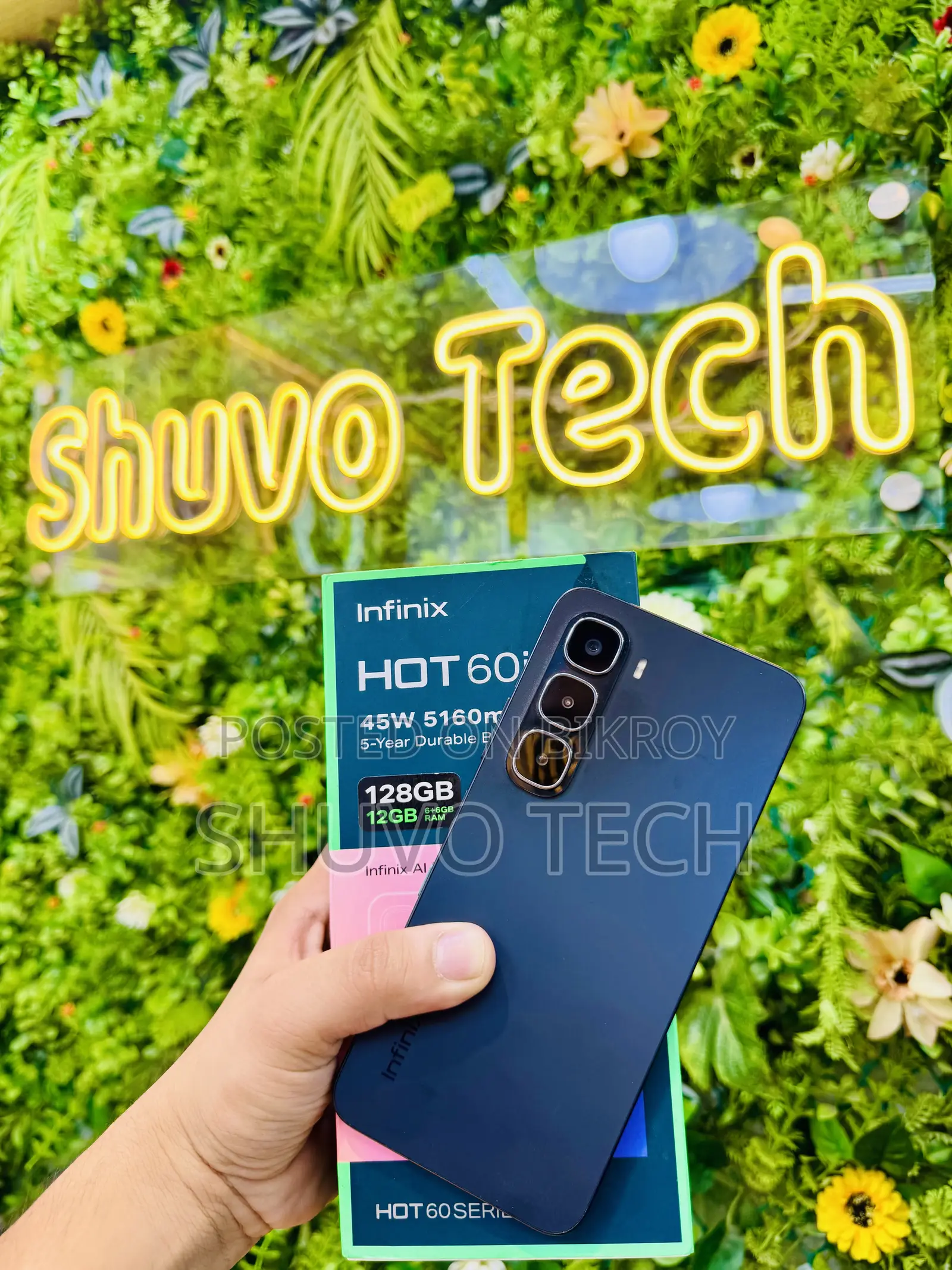 Infinix Hot 60i 128 GB Black
