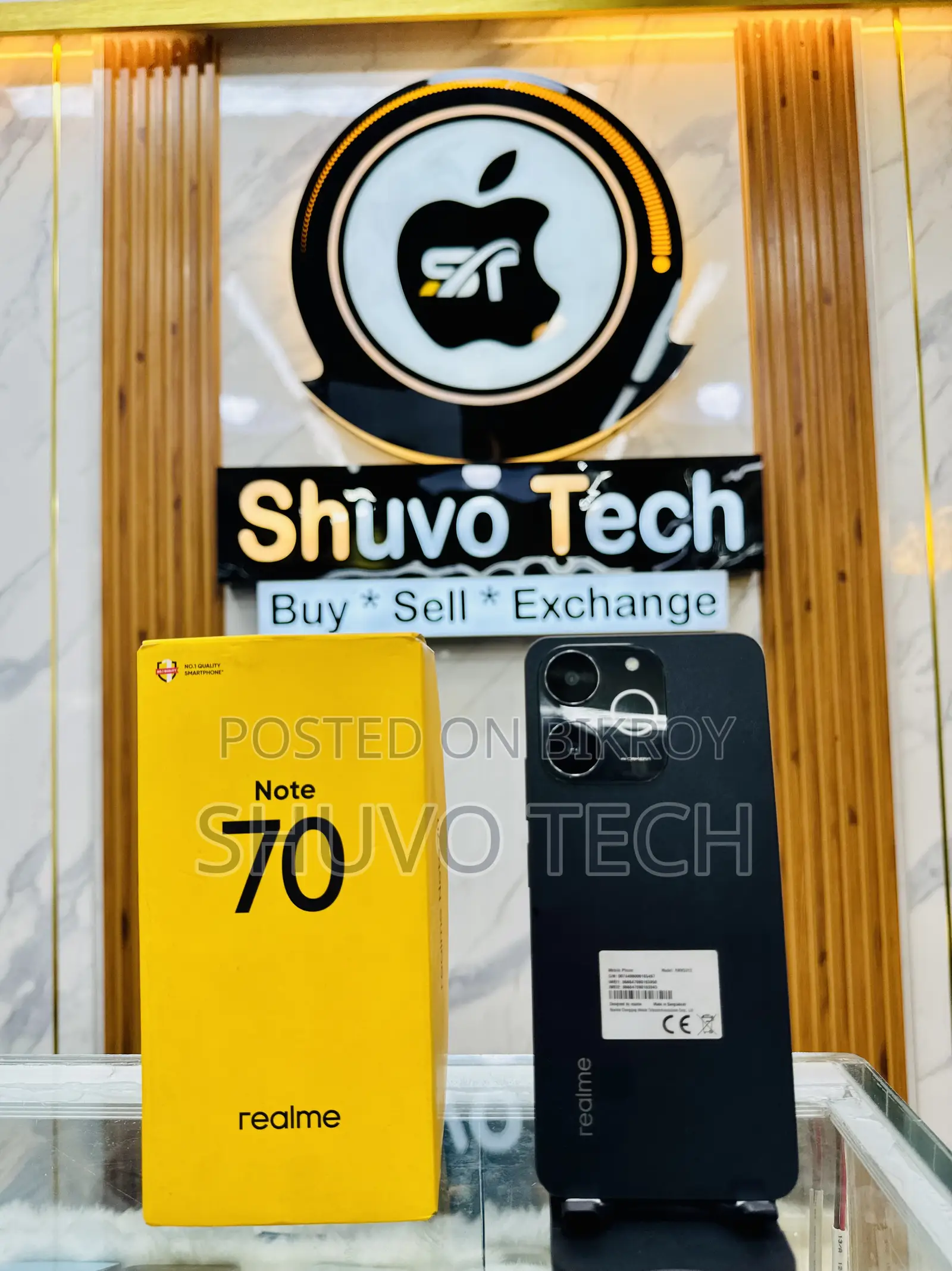 রিয়েলমি নোট ৭০টি ৬৪ জিবি ব্ল্যাক
