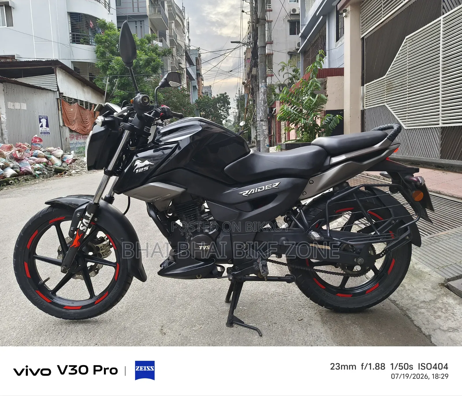 TVS Raider 125 2022 Black