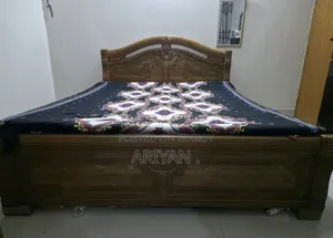 সেগুন কাঠের সুপার কিং সাইজ বিছানা