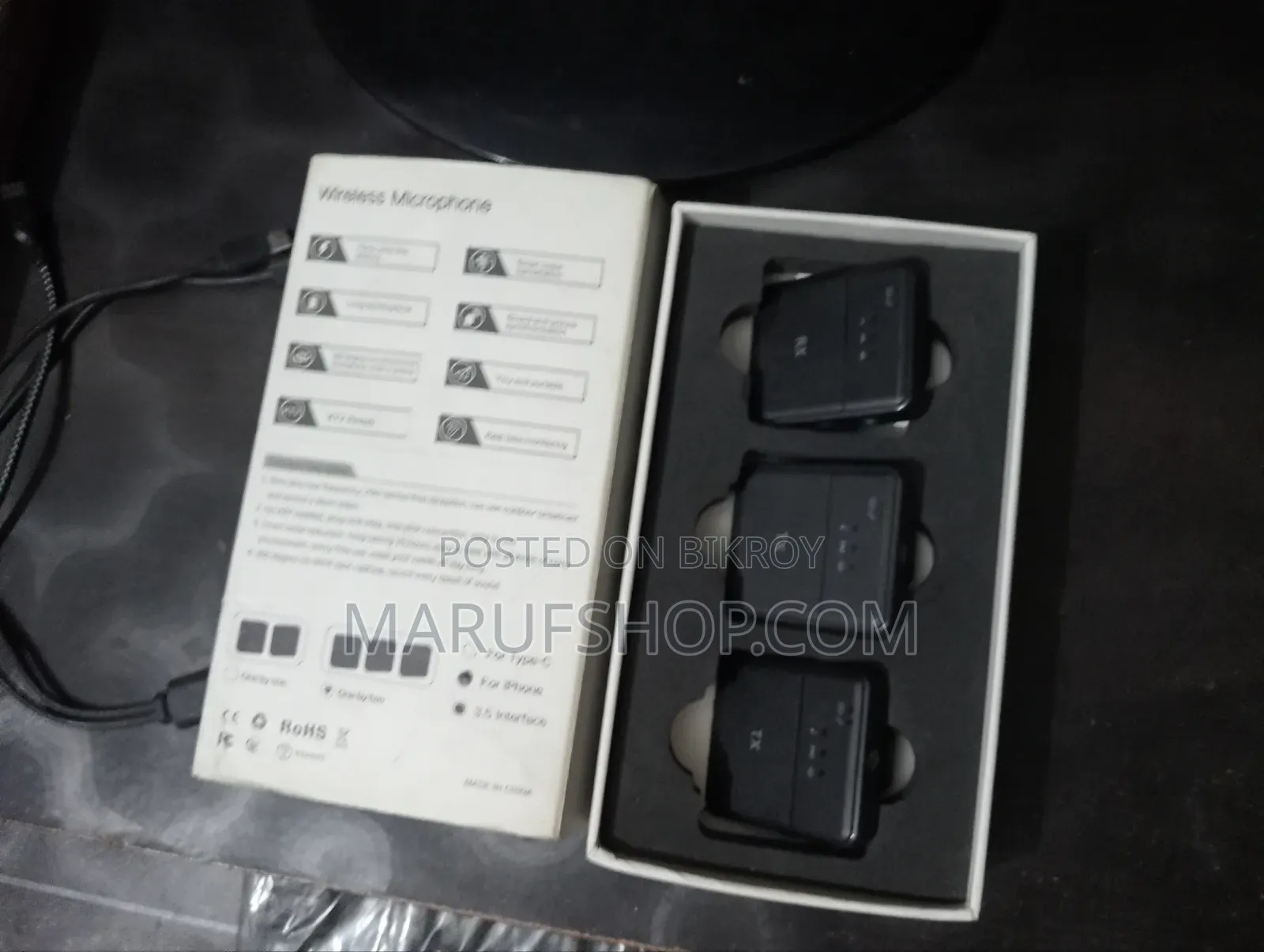 SX9 Wireless Dual Microphone for Computer & MOBILE