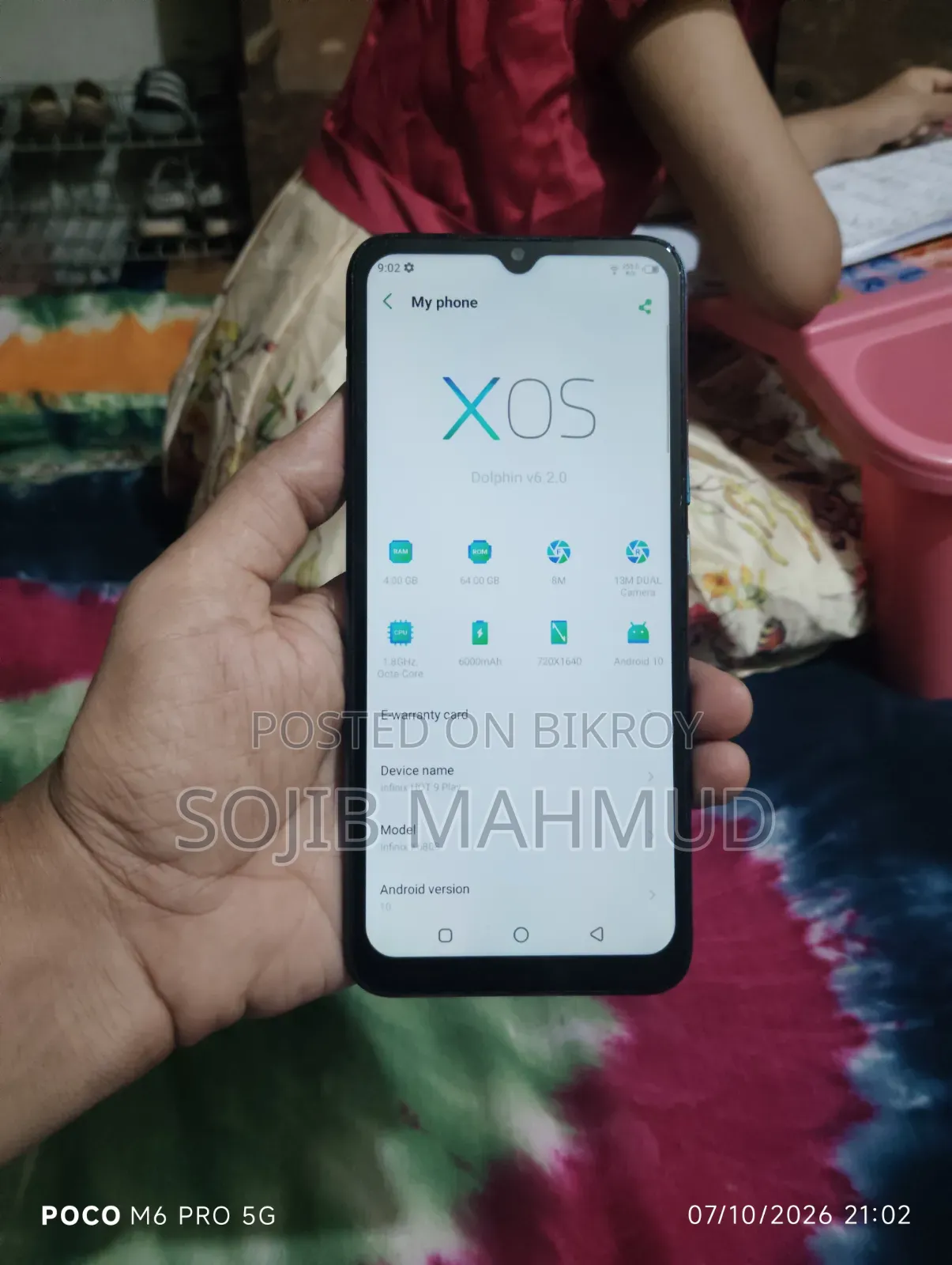 Infinix Hot 9 Play 32 GB Blue