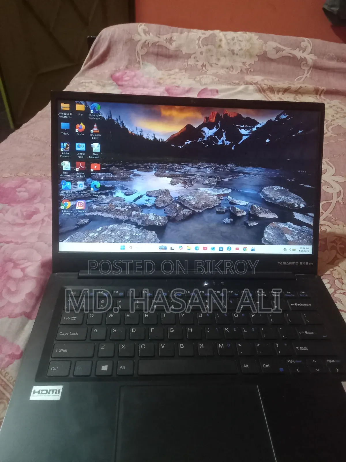 Laptop 8GB Intel Core i3 SSD 500GB