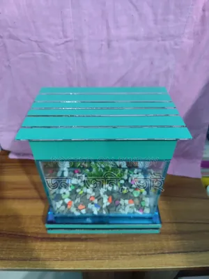 সব সহ ১০.৫ বাই ৬.৫ উচ্চতা ১১ ইঞ্চি একুরিয়াম