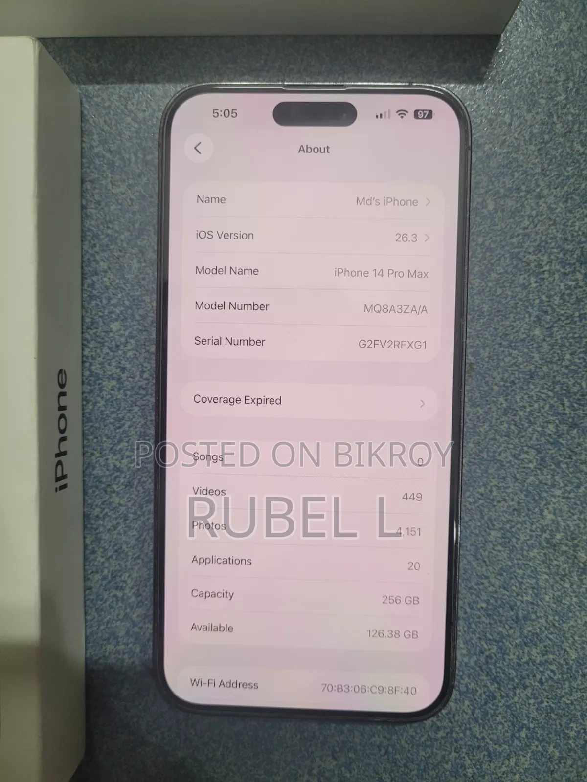 Apple iPhone 14 Pro Max 256 GB
