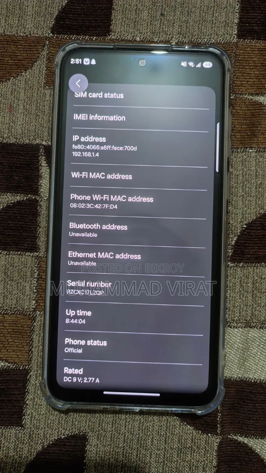 New Samsung Galaxy A35 128 GB White
