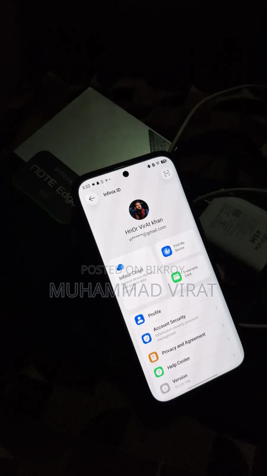 New Infinix Note Edge 128 GB