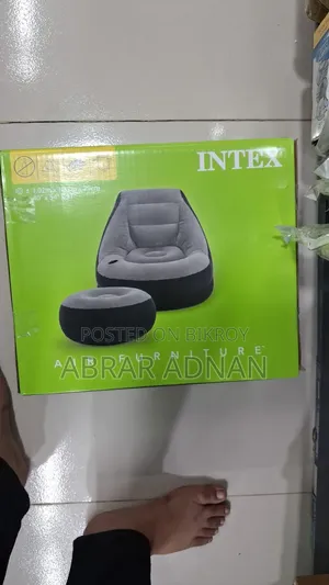Intex Inflatable Air Sofa Set With Ottoman/Footrest