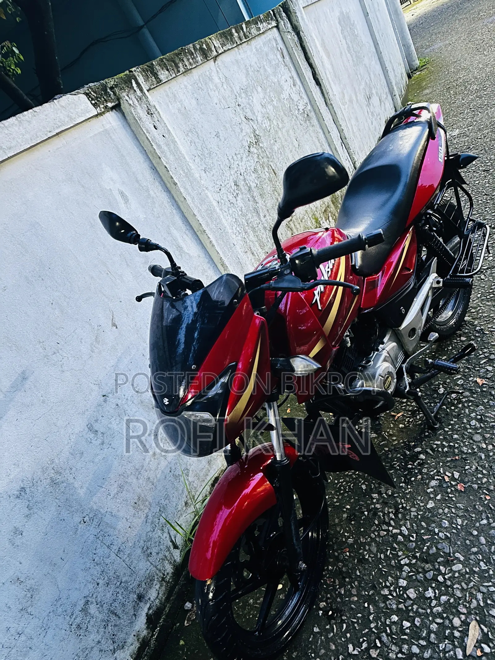 বাজাজ পালসার ১৫০ ২০১৩ লাল