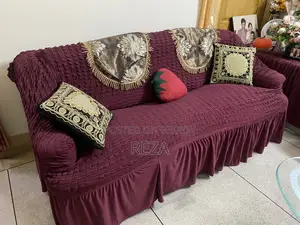 সোফা সেট (৬ সিটার) এবং গ্লাস টেবিল