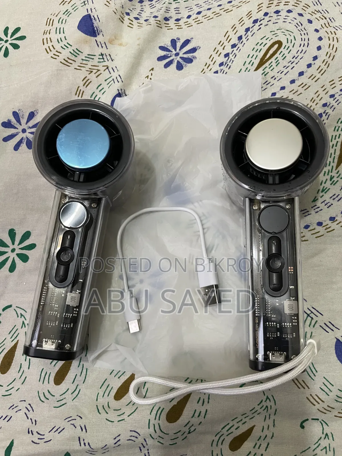 X05 Handheld High-Speed Turbo Cooling Fan 3000mAh Battery