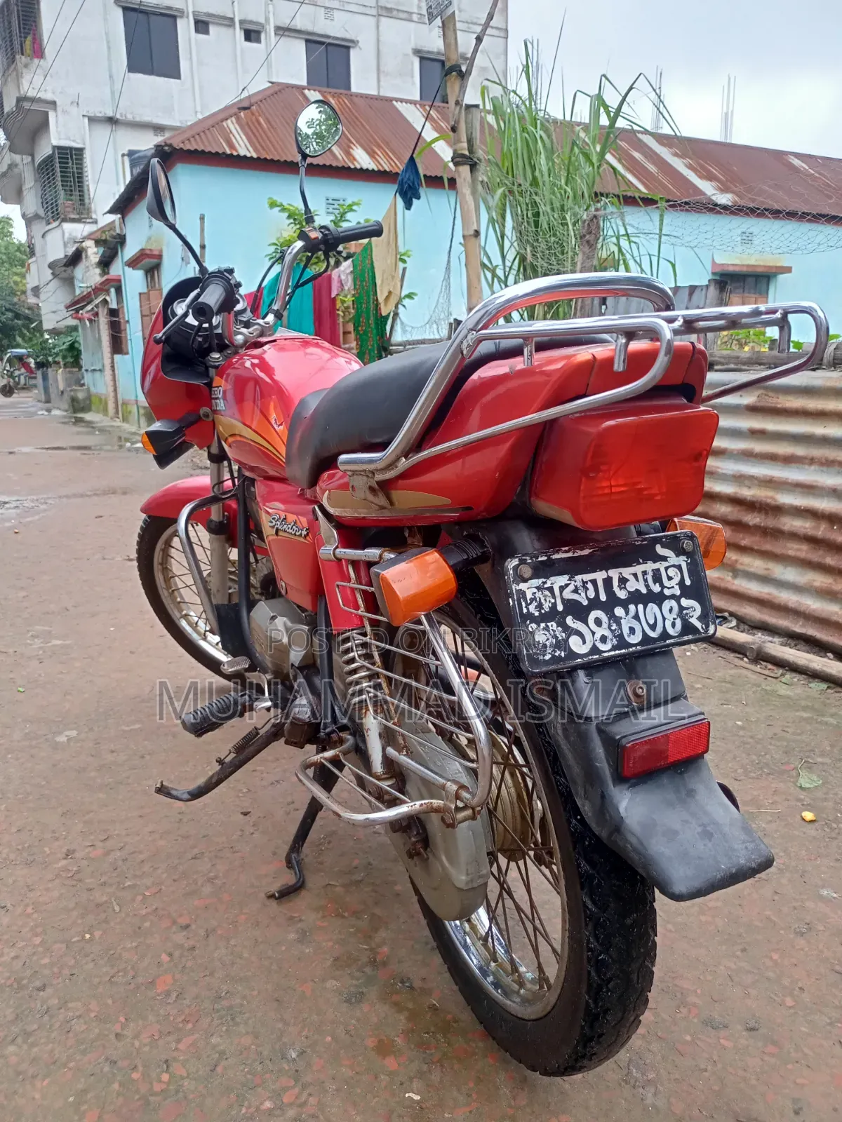 হিরো স্প্লেন্ডার প্লাস ২০১৮ লাল