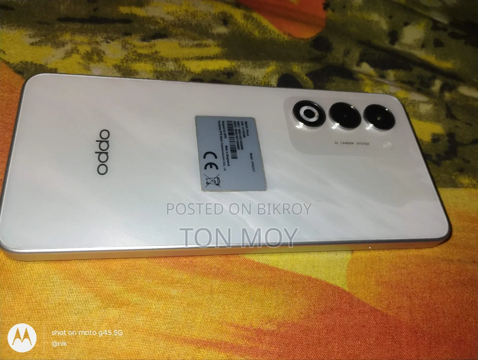 New Oppo A5 128 GB White