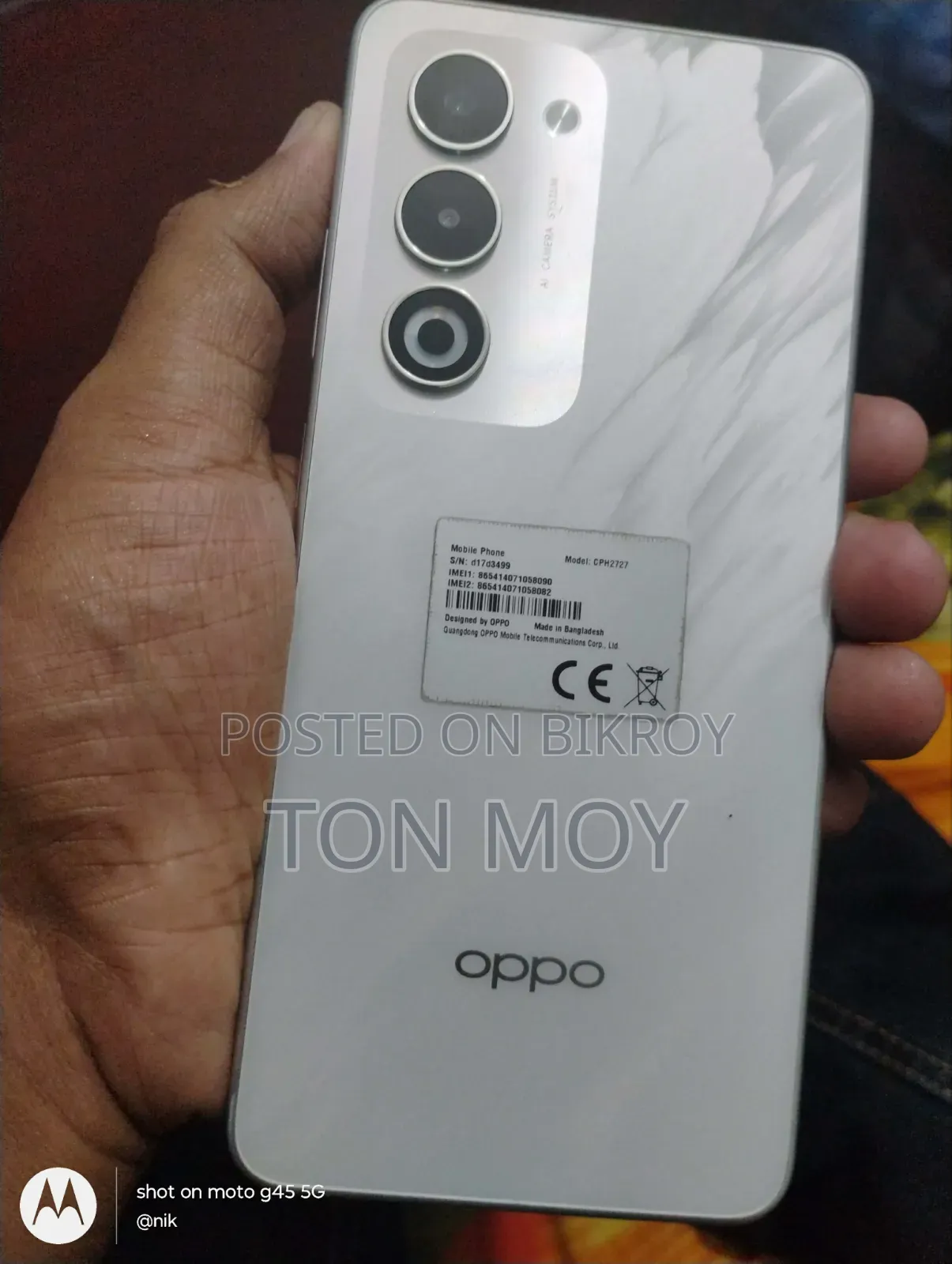 New Oppo A5 128 GB White