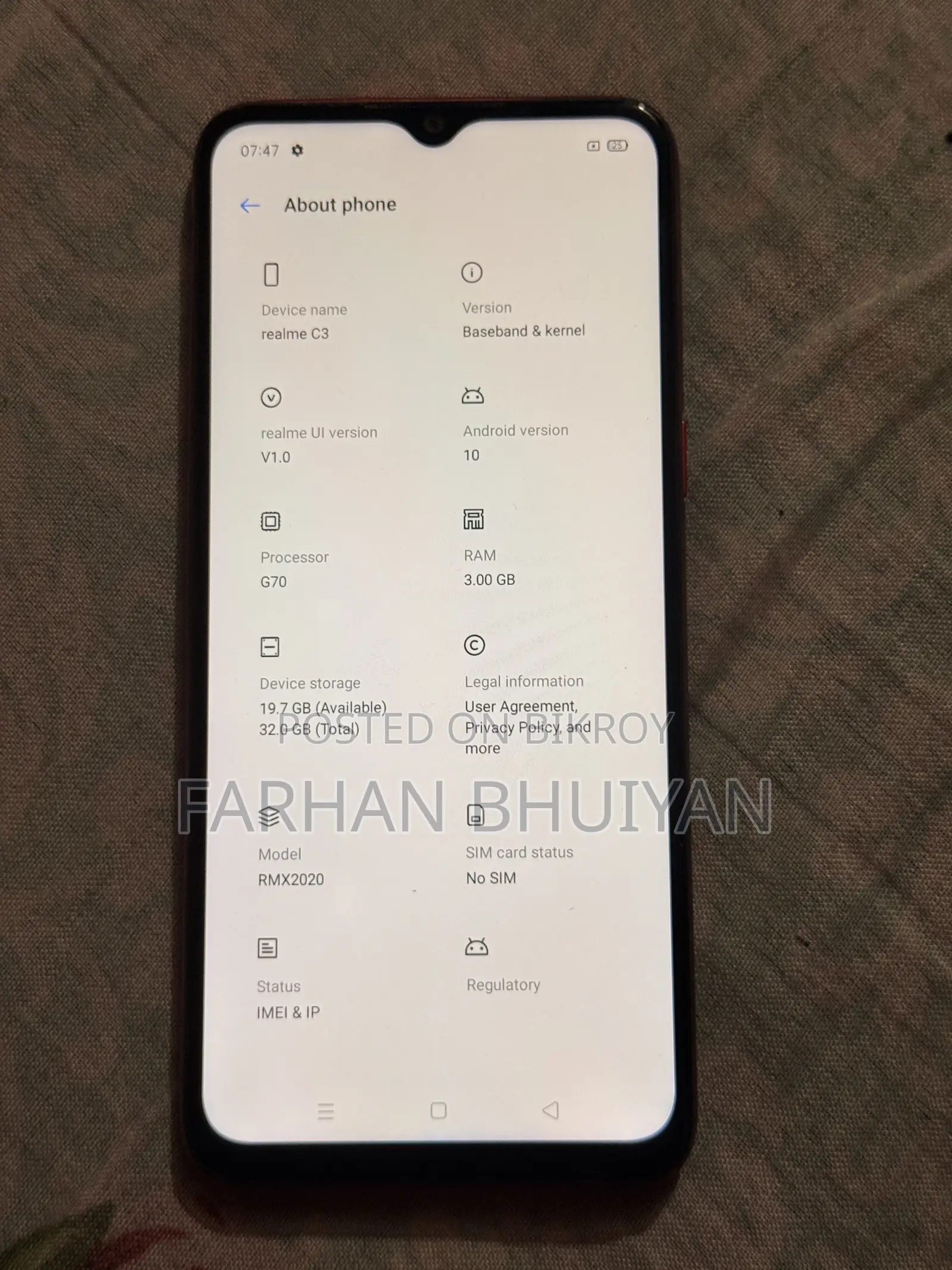 Realme C3 32 GB