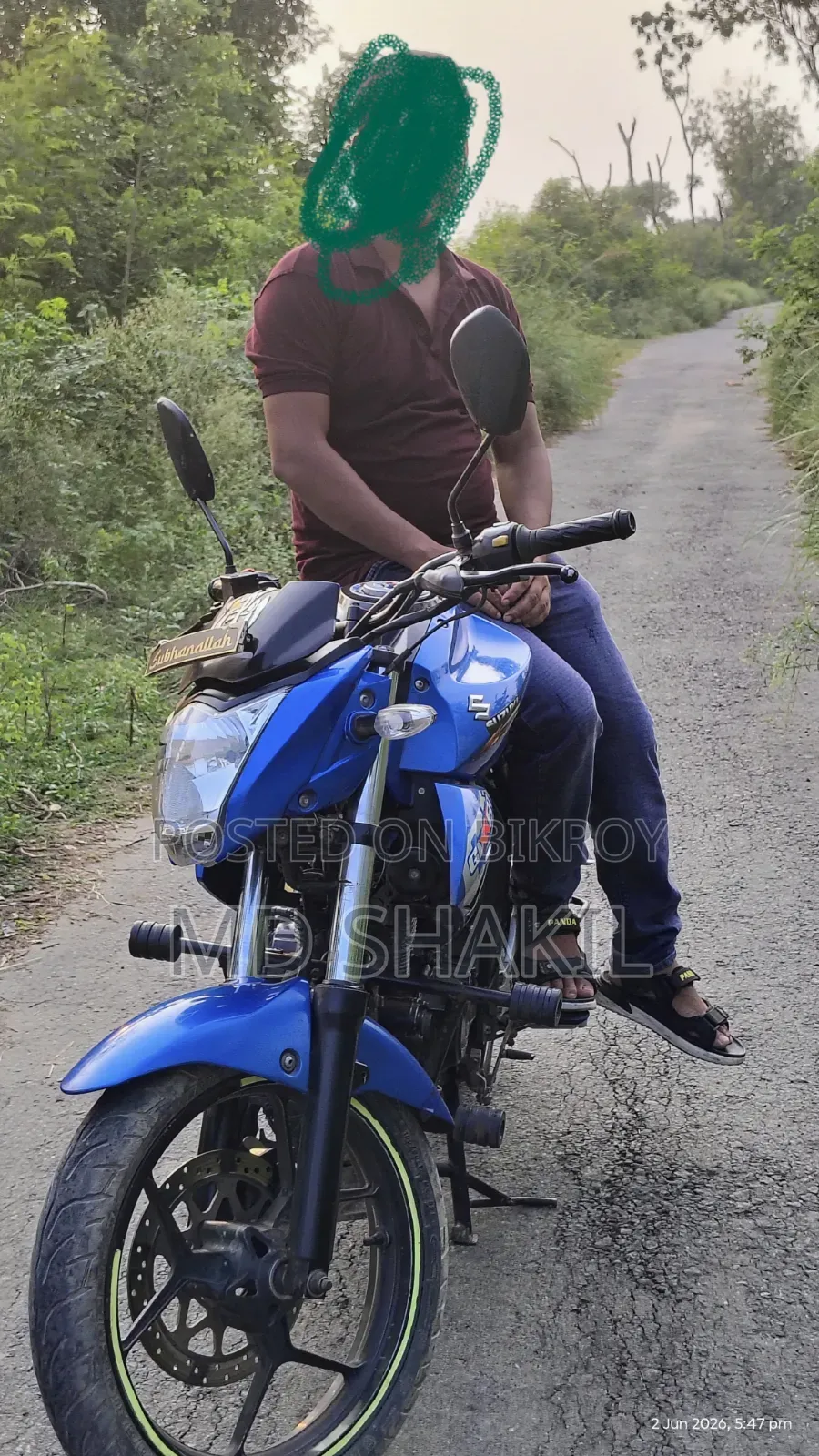 Suzuki Gixxer Monotone 2019 Blue