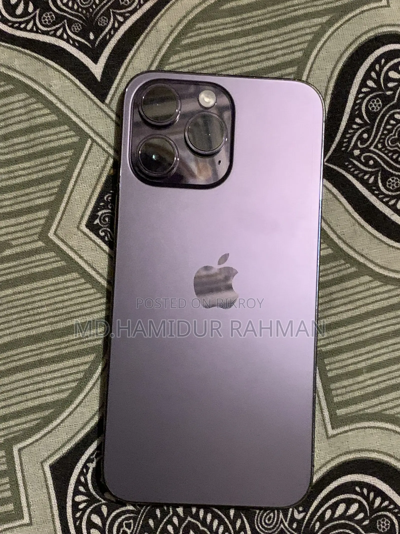 অ্যাপল আইফোন ১৪ প্রো ম্যাক্স ১২৮ জিবি পার্পল