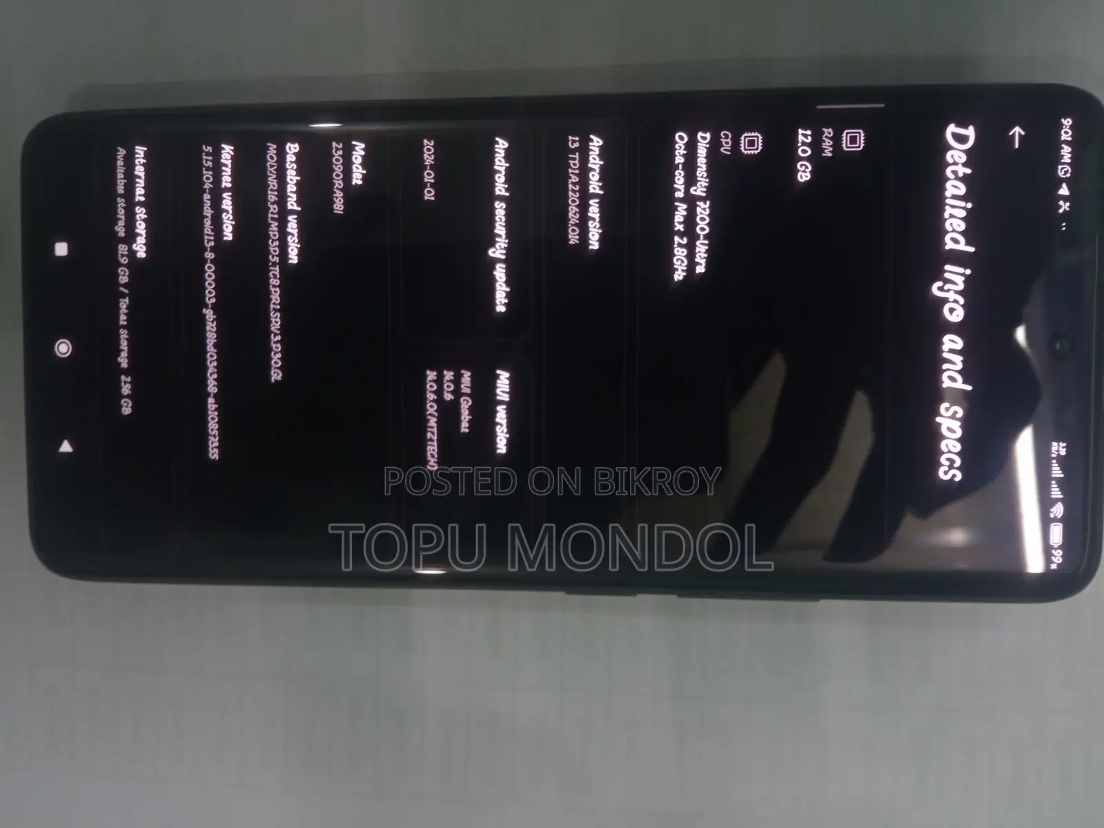 Xiaomi Redmi Note 13 Pro+ 256 GB Black