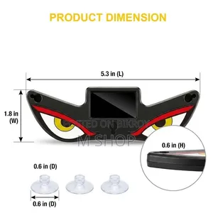Solar Devil Eyes LED Car & Bike Window Light