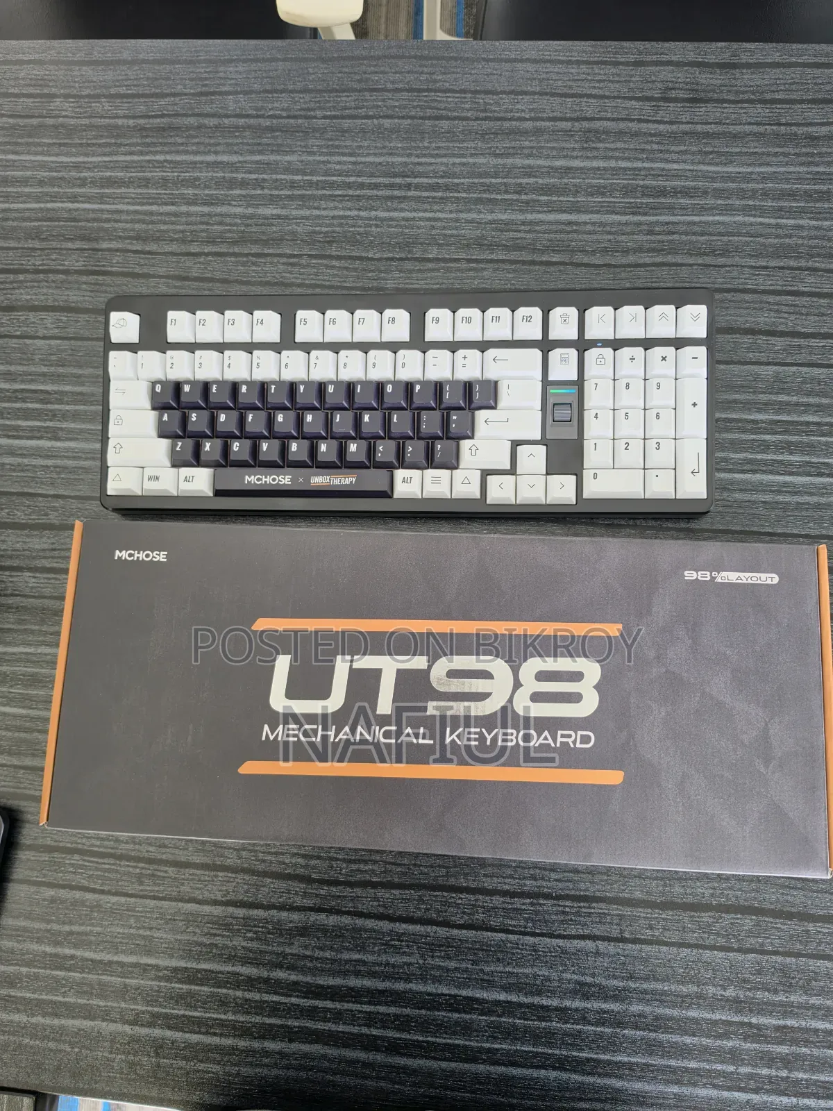 McHose UT98 Silent Peach Mechanical Keyboard