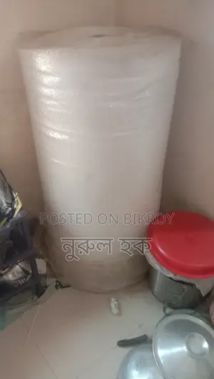 Bubble roll for courier work.