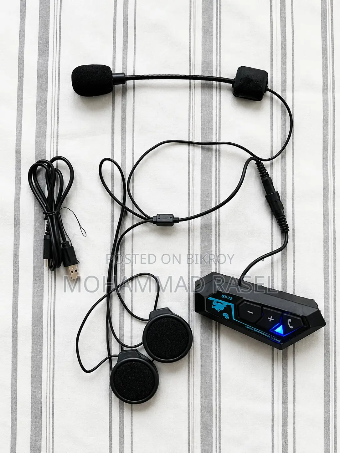 BT22 Bluetooth Motorcycle Headphone