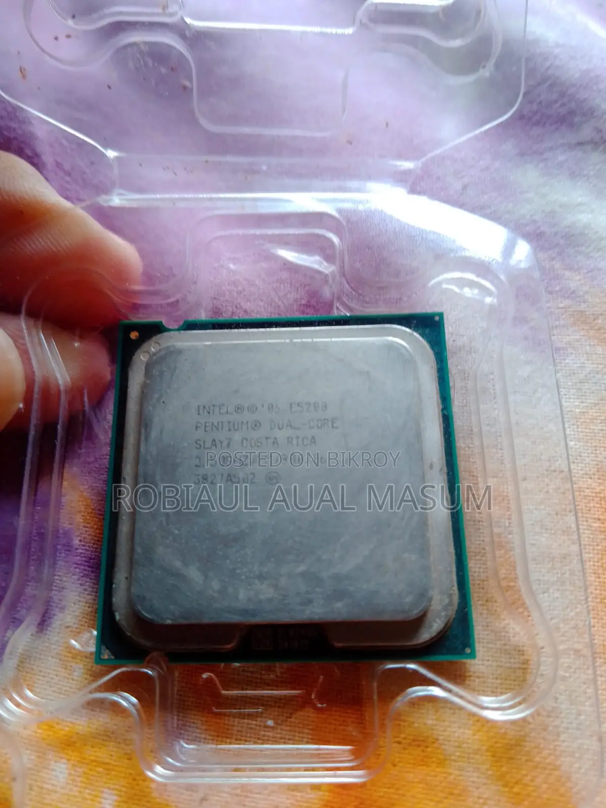 Pentium Dual Core Processor.