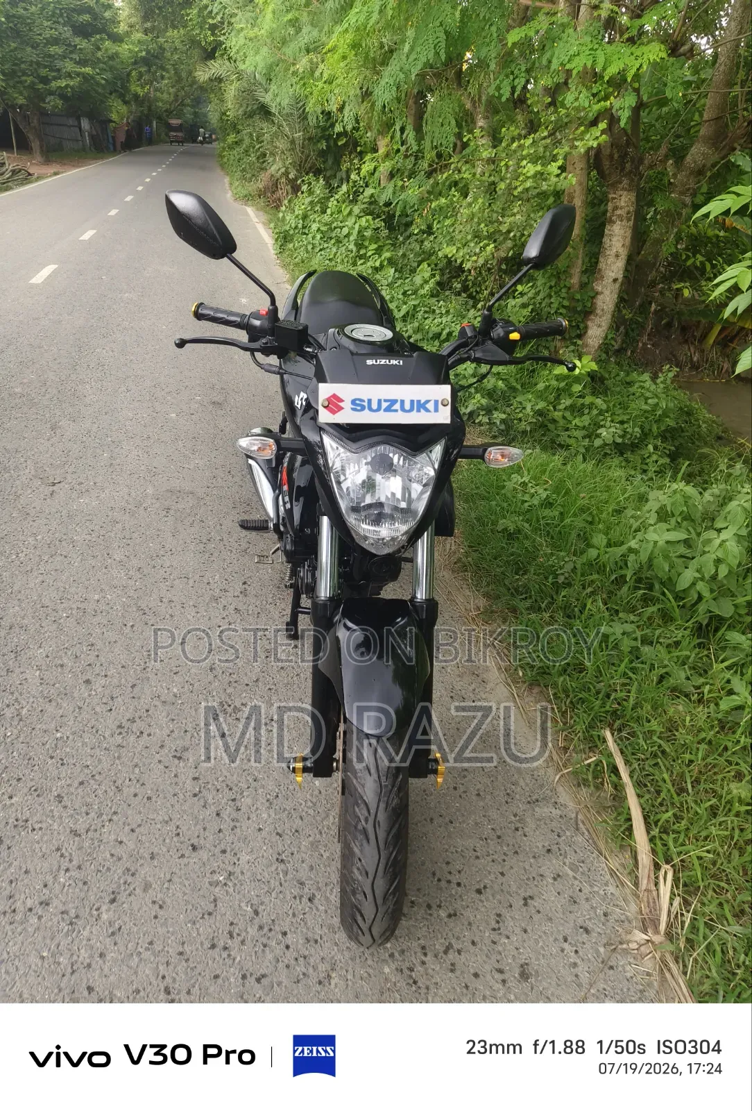 Suzuki Gixxer 2024 Black