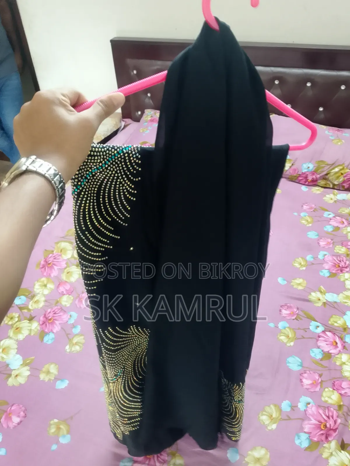 Black Abaya Size 54