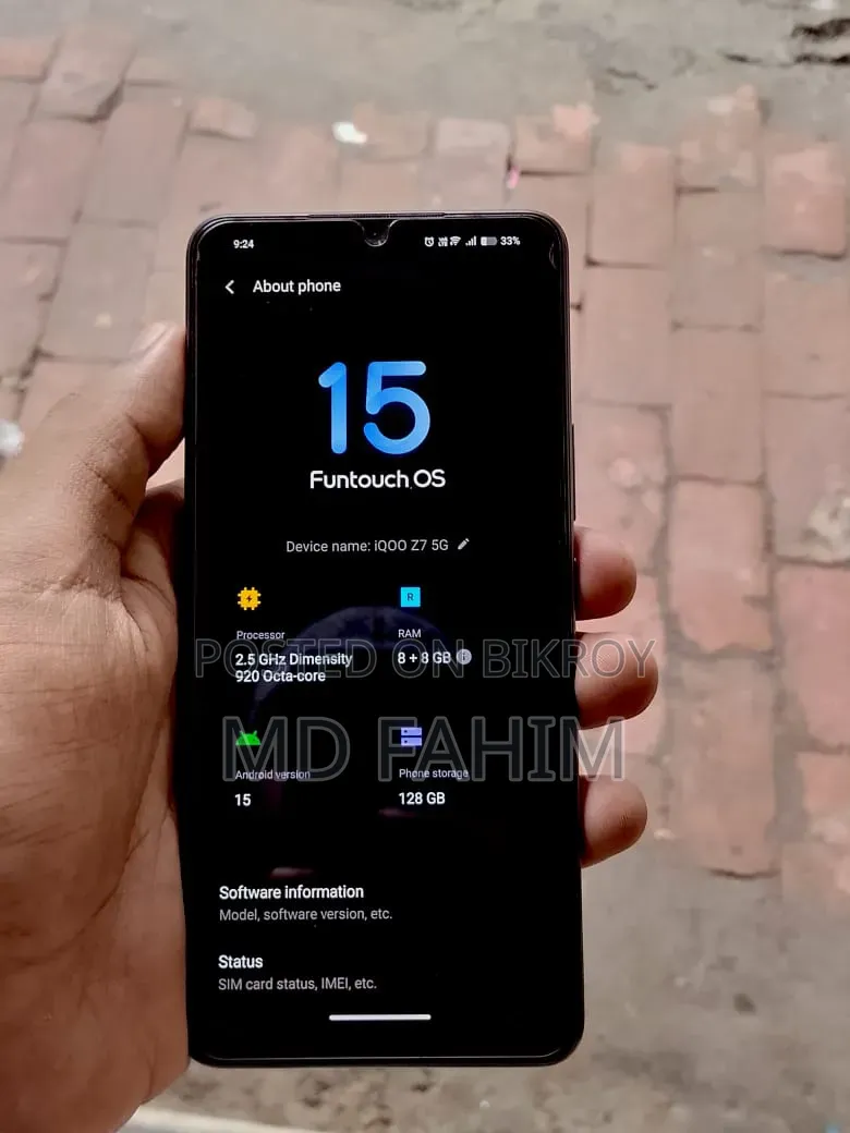 iQOO Z7 5G 128 GB Black