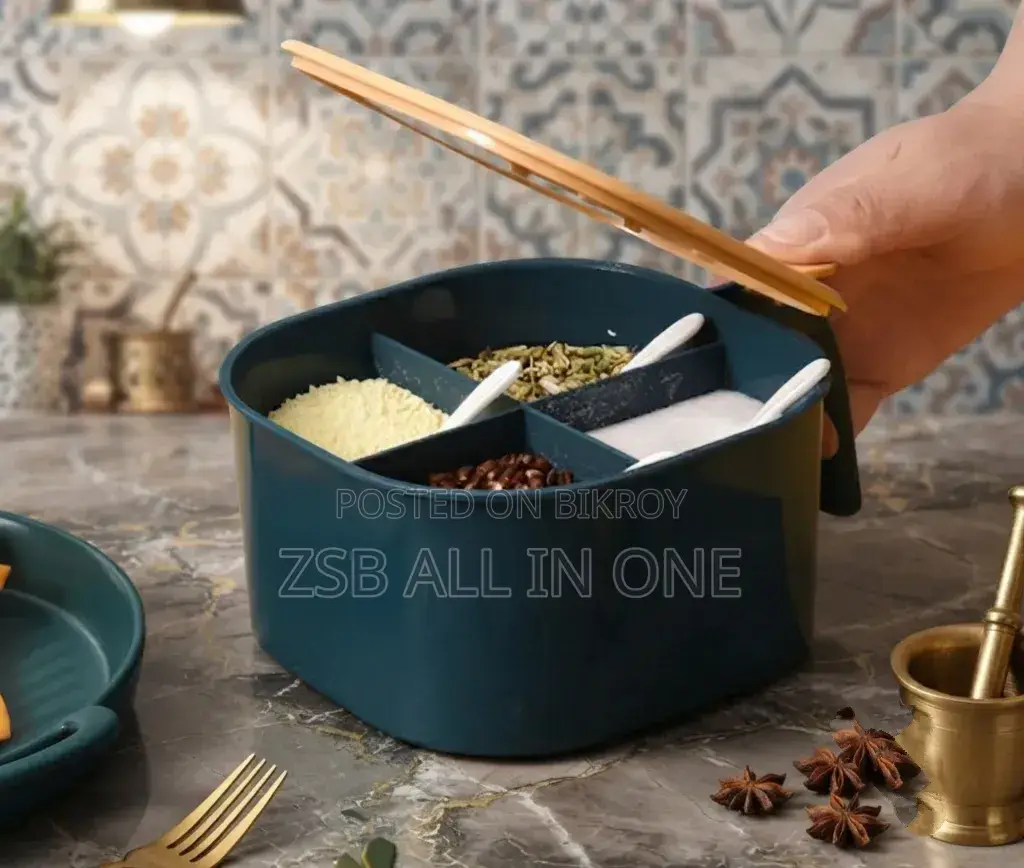 4 Grid Spice Jar