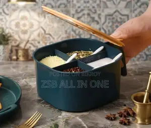 4 Grid Spice Jar