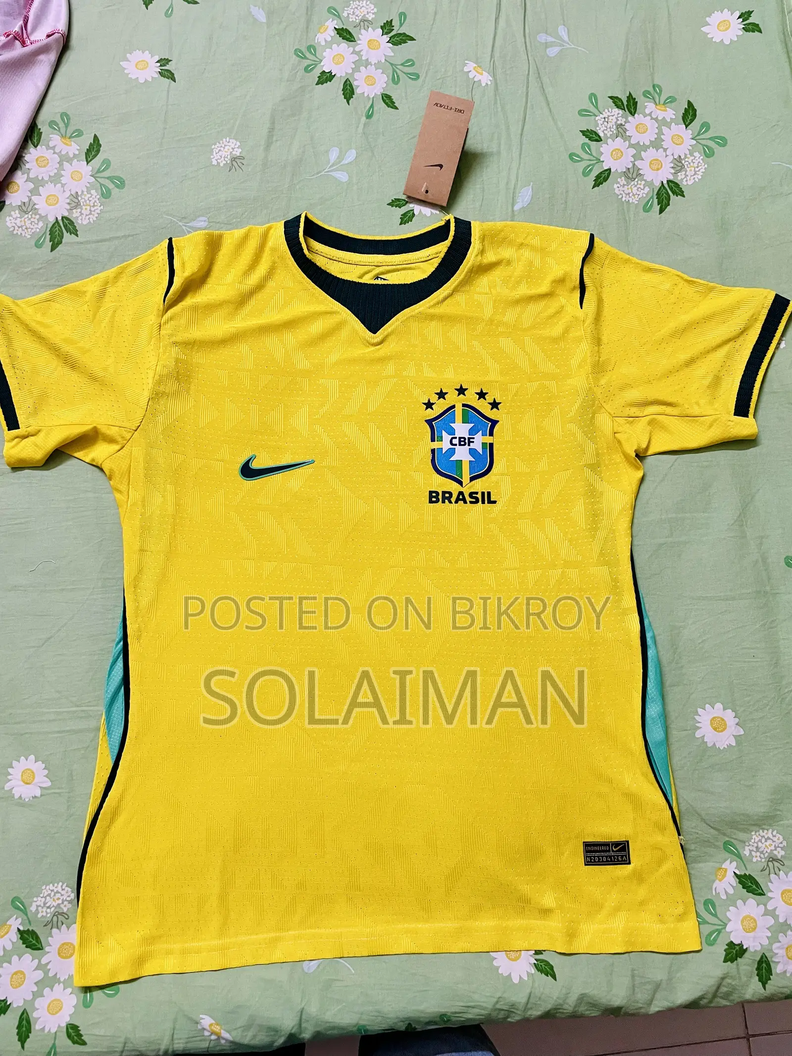 BRAZIL Home Jersey (Player Edition) | Premium Quality