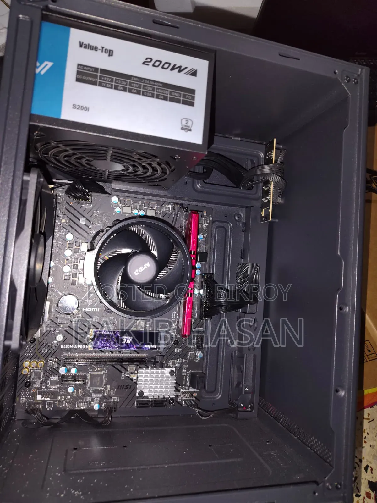 Desktop Computer Msi 8gb Amd Ryzen 5 SSD 256gb