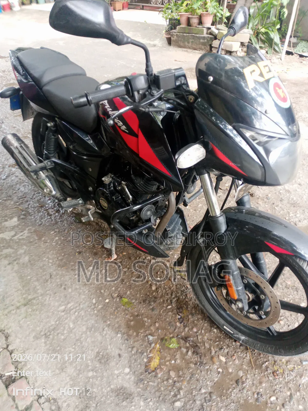 Bajaj Pulsar 150 2022 Black