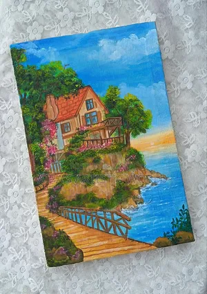 Canvas Art - Hill Top Cottage