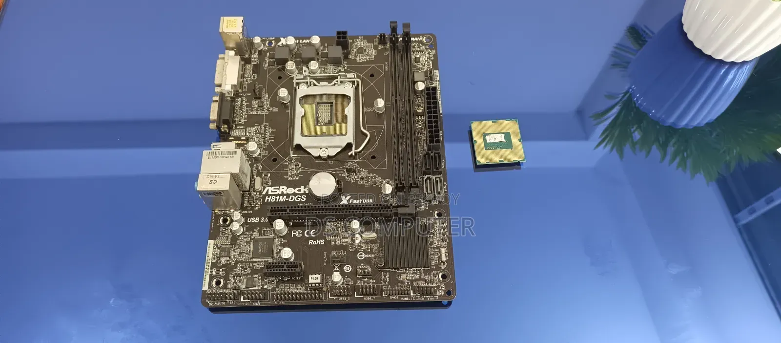 ASRock 81 Motherboard With FREE Core I3 4th Gen Processor