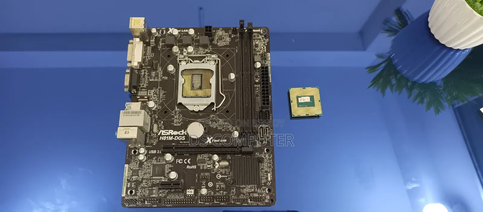 ASRock 81 Motherboard With FREE Core I3 4th Gen Processor