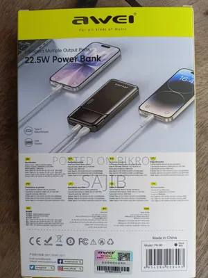 Awei Power 22.0W Fast Charging Power Bank