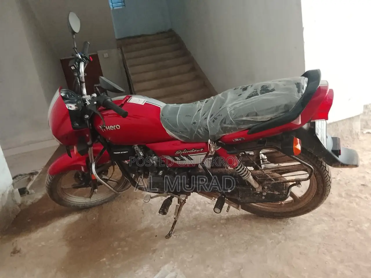 Hero Splendor Plus Sports 2025 Red