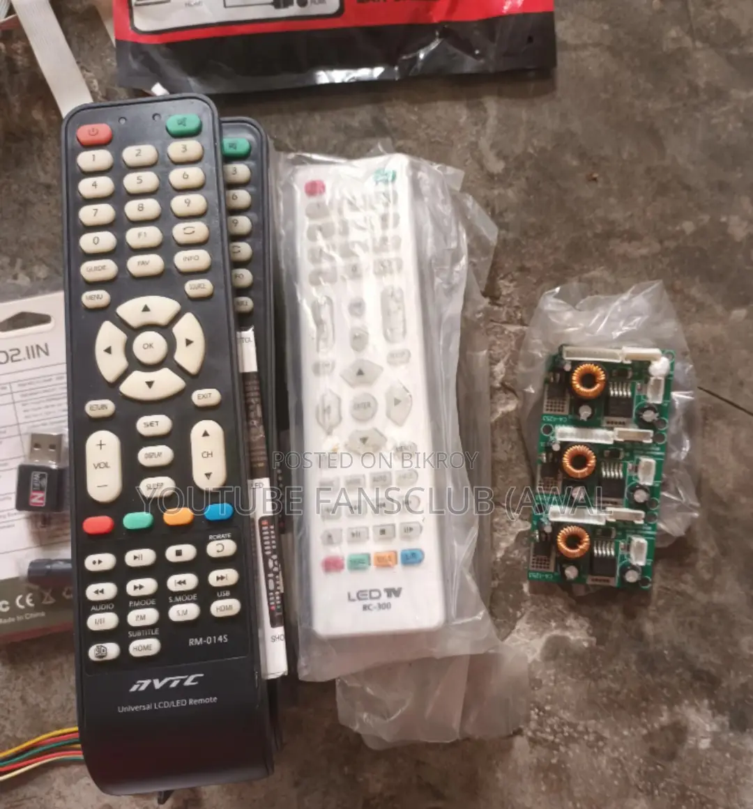 Computer Accessories & TV Repair Controller Board, Remote, Adapter